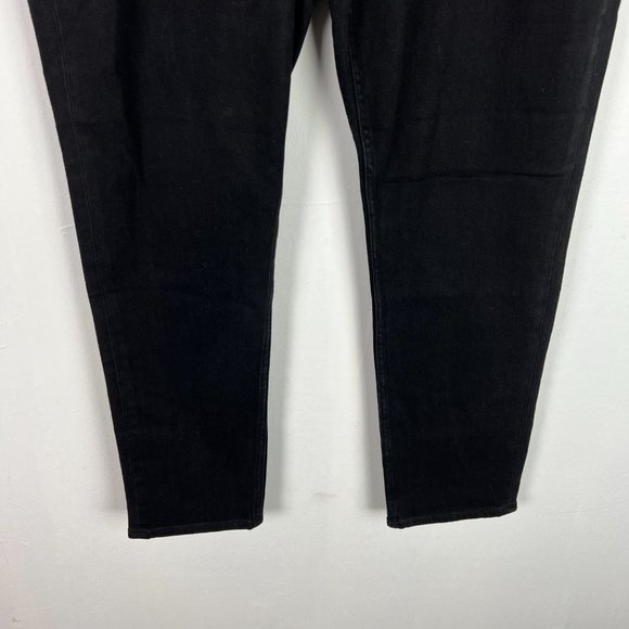 NWT Oak + Fort Pant 3693 Jeans Black Size 34 NEW L1982 - Picture 4 of 10